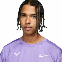 Теннисная футболка Nike Rafa Challenger Dri-Fit Tennis Top - space purple/white