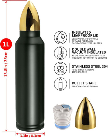 Картинка термос Skully ES-B303-1 Army - 6