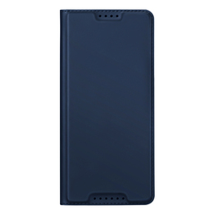 Чехол книжка из PU кожи синего цвета от Dux Ducis для смартфона Sony Xperia 10 VI (10-6), серия Skin Pro Series Case