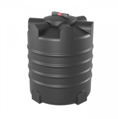 Емкость для технической воды Мультпласт KР-300 300 л. вертикальная (700x700x880см;9кг;черный) - арт.552055