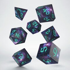 Full Art Dice Set: Stardust