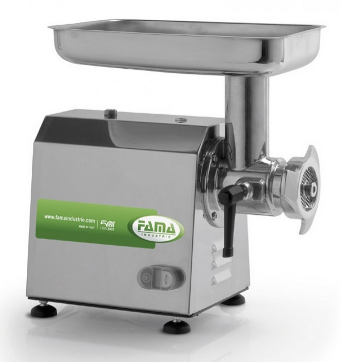 Мясорубка Fama Industries TI 12 (FTI 126) с системой Enterprise, с группой измельчения из нержавеющей стали, без реверса, 380/3/50