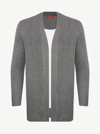 Кардиган с планкой из экохлопка