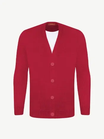 Кардиган с пуговицами из шелка