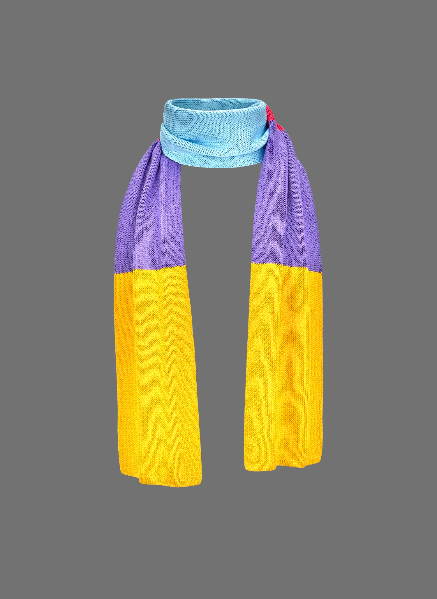 Шарф «Цветной полосатик»