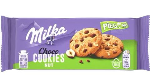 Печенье Milka Choco Cookies Nut 135гр