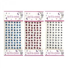 Материал декоративный Alingar "Глазки", d=1 см, 50 шт, круглые, черные и разноцветные, с ресницами, пакет с европодвесом