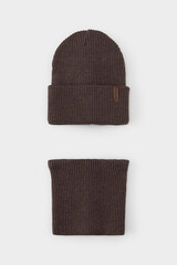 комплект  для мальчика  КВ 22019/коричневый меланж