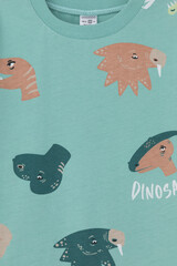 пижама  для мальчика  К 1646/динозавры,зеленый