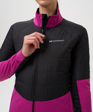 Премиальный костюм для лыж и зимнего бега Nordski Hybrid Pro 2.0 Fuchsia/Black женский