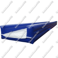 Водная горка с надувным дном, на подкачке ТУРБО "Снежинка"