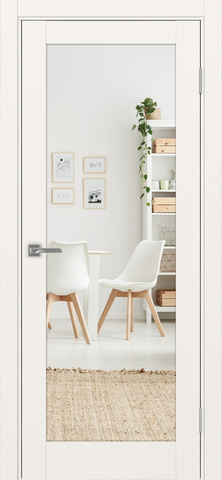 Турин_501.2.30 ЭКО-шпон Бежевый-Зеркало/Бежевый