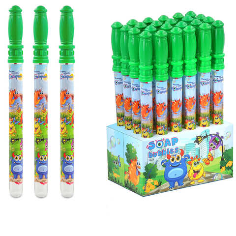 Мыльные пузыри Монстрики 1кор*4бл*24шт, 120мл