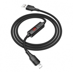 USB - Lightning HOCO S13 (дисплей), черный