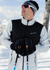 Премиальный костюм для лыж и зимнего бега Nordski Hybrid Pearl Blue-Black