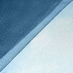 Фатин жёсткий, 36 гр/м.п., 180 см, тёмно-голубой