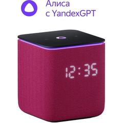 Умная колонка Яндекс Станция Миди с Алисой на YaGPT, с Zigbee, 24 Вт, малиновая