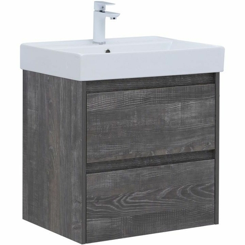 Aquanet 287889 Тумба Nova Lite 60 2 ящ. цв. дуб серый (287889)