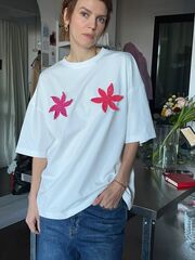 Футболка Сакура с кроше
