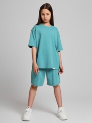 Костюм для девочки Азарт-1 Виотекс ЗЕЛЁНЫЙ