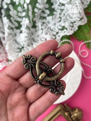 Ручка для шкатулки, бронзовая 