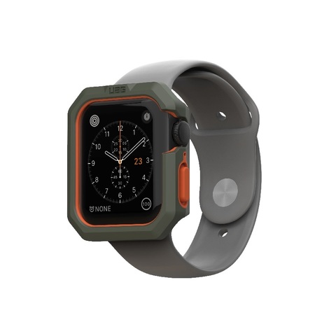 Чехол UAG Civilian Watch Case для Apple Watch 44/42 оливково/оранжевый (olive drab/orange)