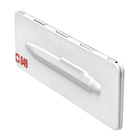 Подарочная коробка Caran d`Ache металлическая, для 849/844, White (100013.042)