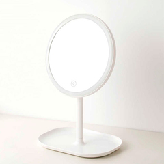 Зеркало косметическое настольное Xiaomi Jordan Judy LED Makeup Mirror (NV529) с подсветкой pink