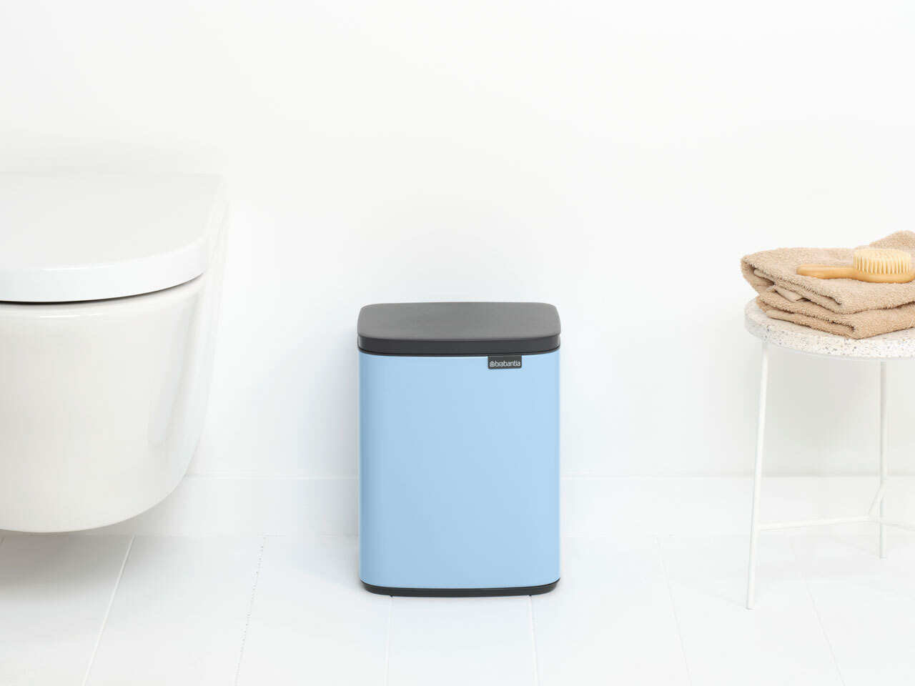 Мусорный бак Bo (7 л), Нежно-голубой, арт. 223549 - фото 5