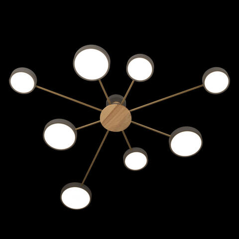 Потолочная светодиодная люстра Loft It Sunrise  10316/8 Grey