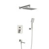 Cezares SLIDER-VDSET-01 SLIDER-VDSET-01 Душевой комплект встраиваемый с изливом (смеситель, верхний душ, ручной душ со шлангом, излив, штуцер с держателем), хром