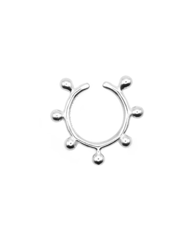 Кафф Ребро silver