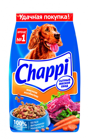 Chappi Сытный мясной обед МЯСНОЕ ИЗОБИЛИЕ, сухой (2,5 кг)