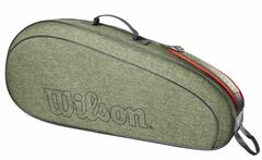 Теннисная сумка Wilson Team 3 PK Racket Bag - heather green