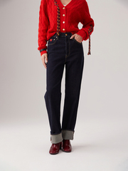 Женские прямые джинсы с завышенной талией Ribcage Straight 79078-0042, Ограниченная серия