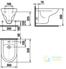 БИДЕ ПОДВЕСНОЕ JIKA OLYMP