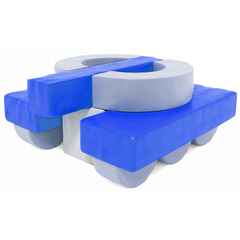 Детские строительные модули конструктор "Танк"