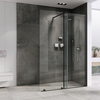Abber Komfort AG09100B Душевая перегородка, цвет: чёрный