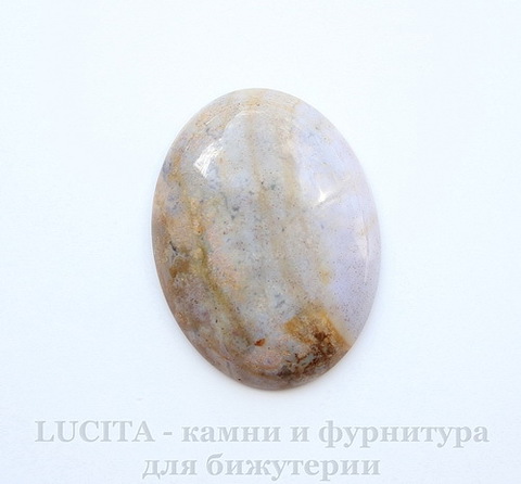 Кабошон овальный Агат Индийский 40х30х6 мм №47 ()