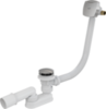 Сифон для ванны CLICK/CLACK с напуском воды через перелив, хром, арт.A508KM-120 AlcaPlast