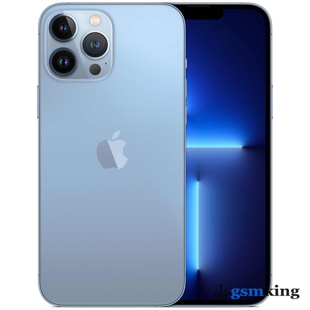 Смартфон Apple iPhone 13 Pro Max 128GB Sierra Blue «Небесно-голубой»  MLKP3LL/A A2484 - Купить на Горбушке, цена 106900.0 ₽.