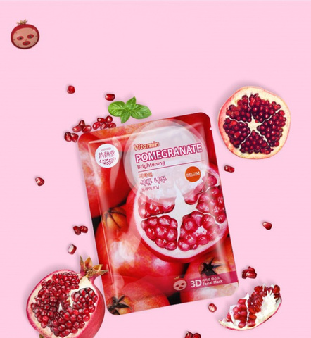 Тканевая маска для лица Belov Moods Pomegranate Brightening Facial Mask, 38 гр