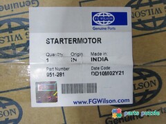 Стартер, оригинал / STARTER MOTOR АРТ: 951-281