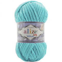 ALIZE "VELLUTO", 490 светло-бирюзовый