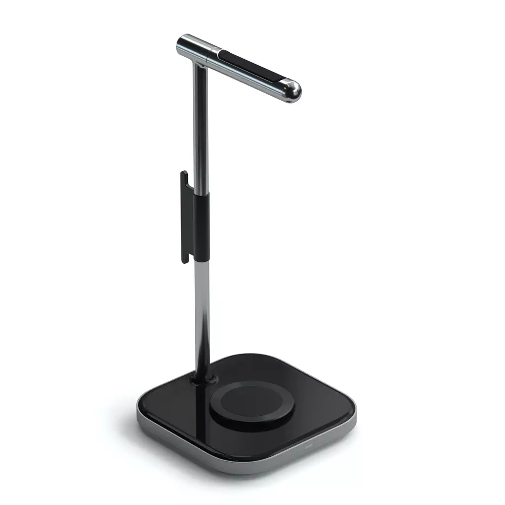 Купить Подставка для наушников Satechi Headphone Stand 2-в-1 с беспроводной  зарядкой - по выгодной цене | Нобэл