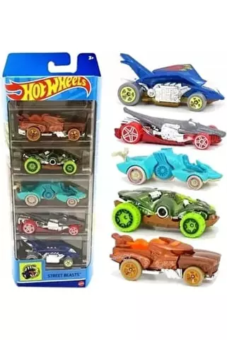 МАШИНКИ ПОДАРОЧНЫЙ НАБОР АВТОМОБИЛЕЙ (5 ШТУК) HOT WHEELS 1