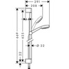 Душевой гарнитур 62,5 см Hansgrohe Crometta 26652400