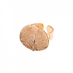 Кольцо с листьями Ester Bijoux Осина LF30R- G BR