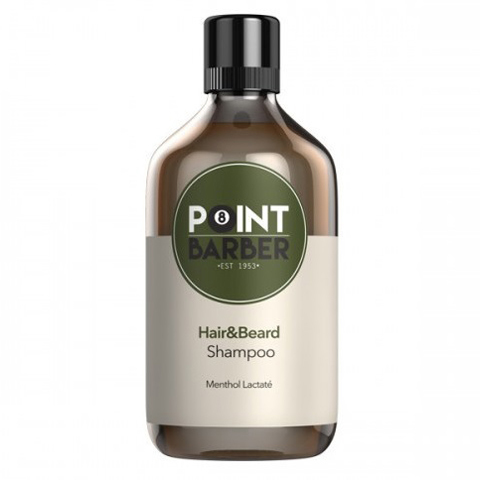 Farmagan Point Barber:  Освежающий шампунь для волос и бороды (Hair & Beard Shampoo)