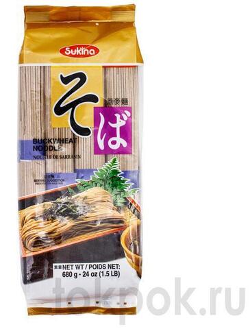 Лапша из гречишной муки Sukina Buckweat noodle, 680 гр